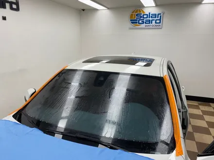 화성썬팅. BMW 3시리즈. 앞유리 자외선 차단 필름 시공. / 경기 화성