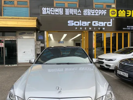 병점썬팅. 벤츠 e 클래스. 솔라가드 반사필름 퀀텀 재시공. / 경기 화성