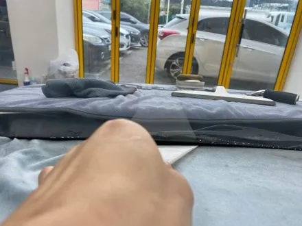 화성썬팅 닛산 큐브 열차단필름 시공 과정 / 경기 화성