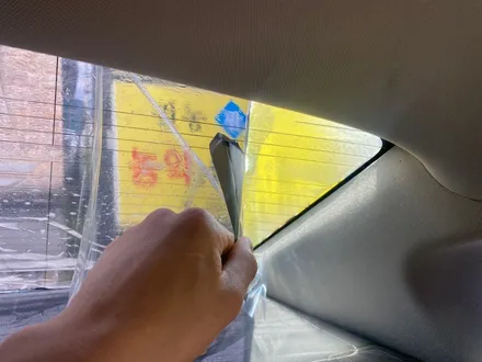 향남썬팅 자동차 뒷유리 기포&우글거림 재시공 / 경기 화성