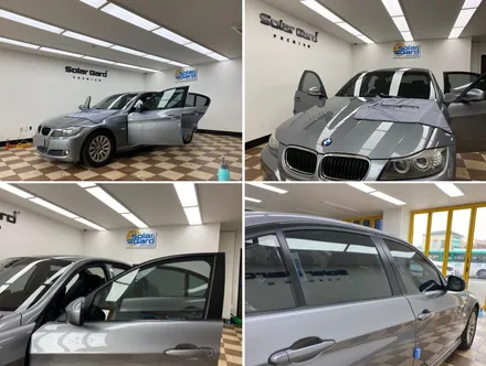동탄썬팅. BMW 3. 새 필름으로 교체 과정.솔라가드 티타늄. / 경기 화성