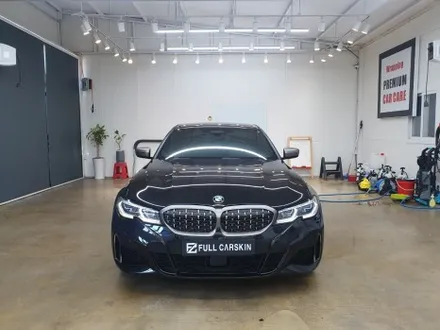 <시흥랩핑 풀카스킨>BMW G20 M340i 택랩 글라스그린블랙실크 전체랩핑 / 시흥, 안산, 군포, 안양