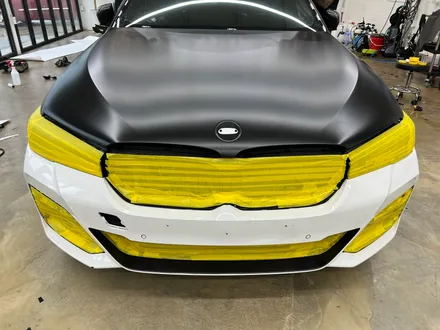 BMW G30 5시리즈 사틴블랙 전체랩핑/유광블랙 루프스킨 / 시흥, 안산, 군포, 안양