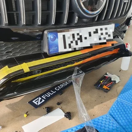 벤츠 GLE53 AMG 전체 크롬 죽이기 랩핑! 시흥 랩핑 풀카스킨에서 / 시흥, 안산, 군포, 안양