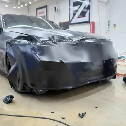 BMW G30 5시리즈 사틴블랙 전체랩핑/유광블랙 루프스킨 / 시흥, 안산, 군포, 안양