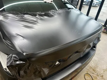 BMW G30 5시리즈 사틴블랙 전체랩핑/유광블랙 루프스킨 / 시흥, 안산, 군포, 안양