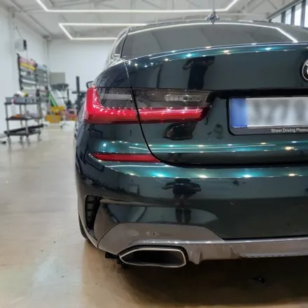 <시흥랩핑 풀카스킨>BMW G20 M340i 택랩 글라스그린블랙실크 전체랩핑 / 시흥, 안산, 군포, 안양