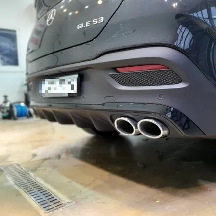 벤츠 GLE53 AMG 전체 크롬 죽이기 랩핑! 시흥 랩핑 풀카스킨에서 / 시흥, 안산, 군포, 안양