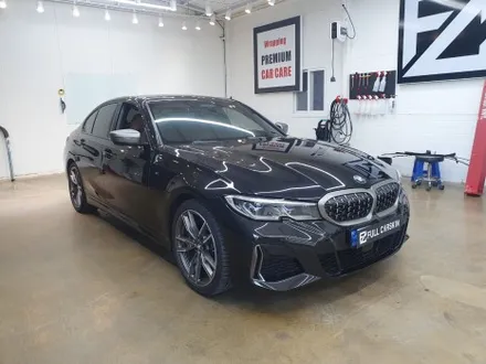 <시흥랩핑 풀카스킨>BMW G20 M340i 택랩 글라스그린블랙실크 전체랩핑 / 시흥, 안산, 군포, 안양