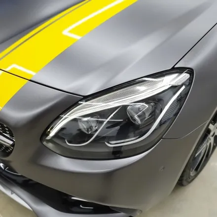 <시흥랩핑 풀카스킨>벤츠 slc43 AMG 사틴다크그레이랩핑/바이퍼라인데칼 / 시흥, 안산, 군포, 안양