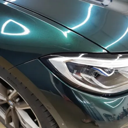 <시흥랩핑 풀카스킨>BMW G20 M340i 택랩 글라스그린블랙실크 전체랩핑 / 시흥, 안산, 군포, 안양