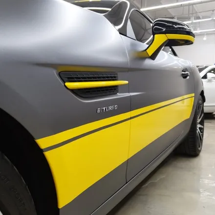 <시흥랩핑 풀카스킨>벤츠 slc43 AMG 사틴다크그레이랩핑/바이퍼라인데칼 / 시흥, 안산, 군포, 안양