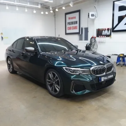 <시흥랩핑 풀카스킨>BMW G20 M340i 택랩 글라스그린블랙실크 전체랩핑 / 시흥, 안산, 군포, 안양