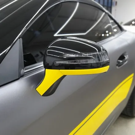 <시흥랩핑 풀카스킨>벤츠 slc43 AMG 사틴다크그레이랩핑/바이퍼라인데칼 / 시흥, 안산, 군포, 안양