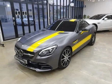 <시흥랩핑 풀카스킨>벤츠 slc43 AMG 사틴다크그레이랩핑/바이퍼라인데칼 / 시흥, 안산, 군포, 안양