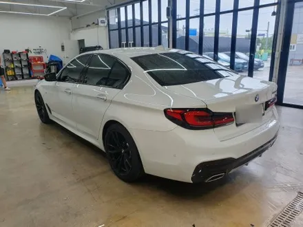 BMW G30 5시리즈 사틴블랙 전체랩핑/유광블랙 루프스킨 / 시흥, 안산, 군포, 안양