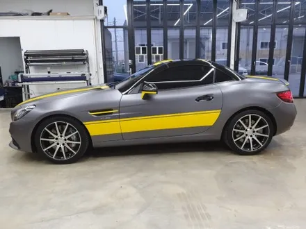 <시흥랩핑 풀카스킨>벤츠 slc43 AMG 사틴다크그레이랩핑/바이퍼라인데칼 / 시흥, 안산, 군포, 안양