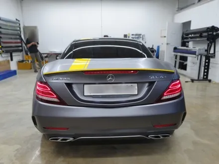<시흥랩핑 풀카스킨>벤츠 slc43 AMG 사틴다크그레이랩핑/바이퍼라인데칼 / 시흥, 안산, 군포, 안양