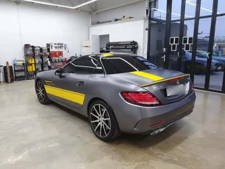 <시흥랩핑 풀카스킨>벤츠 slc43 AMG 사틴다크그레이랩핑/바이퍼라인데칼 / 시흥, 안산, 군포, 안양