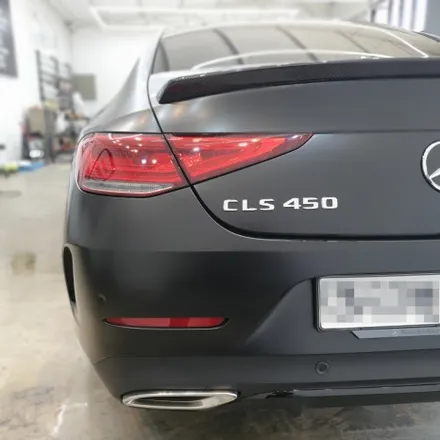 벤츠 c257 cls450 사틴블랙랩핑/크롬죽이기/튜닝 / 시흥, 안산, 군포, 안양