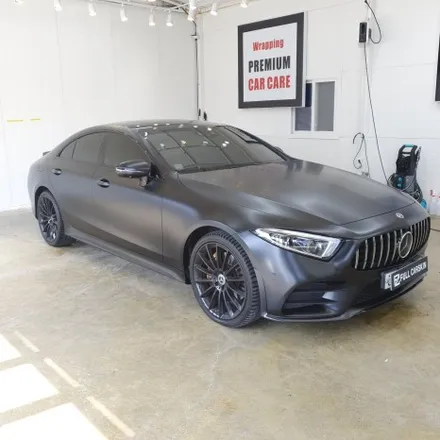 벤츠 c257 cls450 사틴블랙랩핑/크롬죽이기/튜닝 / 시흥, 안산, 군포, 안양