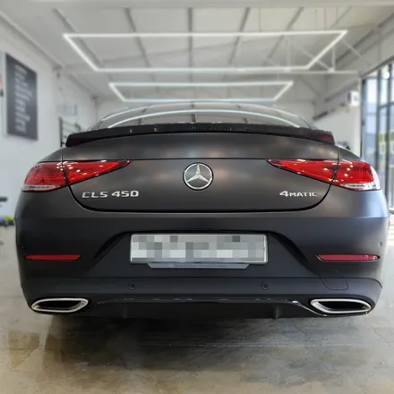 벤츠 c257 cls450 사틴블랙랩핑/크롬죽이기/튜닝 / 시흥, 안산, 군포, 안양