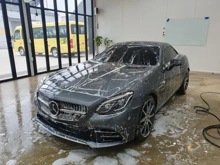 <시흥랩핑 풀카스킨>벤츠 slc43 AMG 사틴다크그레이랩핑/바이퍼라인데칼 / 시흥, 안산, 군포, 안양