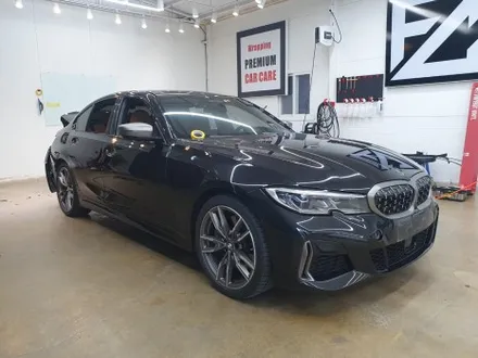 <시흥랩핑 풀카스킨>BMW G20 M340i 택랩 글라스그린블랙실크 전체랩핑 / 시흥, 안산, 군포, 안양