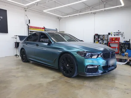 <시흥랩핑 풀카스킨>bmw g30 5시리즈 알피나데칼/ALPINAd5s 레터링교체 / 시흥, 안산, 군포, 안양