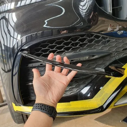 벤츠 GLE53 AMG 전체 크롬 죽이기 랩핑! 시흥 랩핑 풀카스킨에서 / 시흥, 안산, 군포, 안양