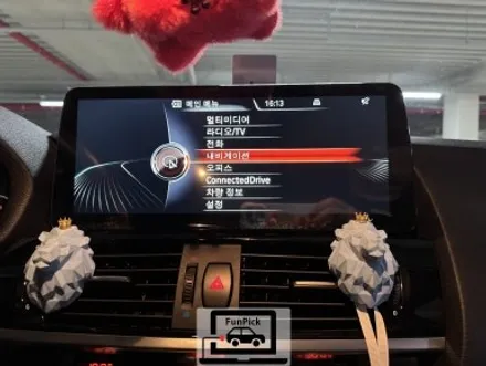 BMW애플카플레이 15년식 F25 X3 12인치 터치mmi 애플카플레이모듈 설치
