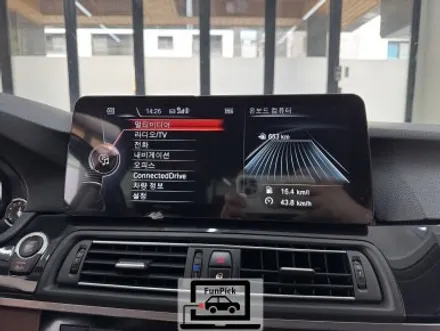 BMW안드로이드오토 16년식 F10 5시리즈 12인치 터치mmi 모니터 설치