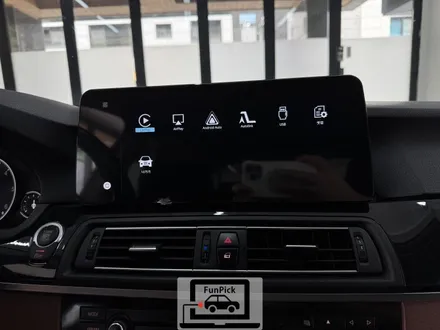 BMW안드로이드오토 16년식 F10 5시리즈 12인치 터치mmi 모니터 설치