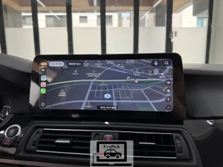 BMW안드로이드오토 16년식 F10 5시리즈 12인치 터치mmi 모니터 설치