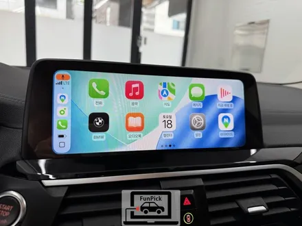 BMW카플레이 2018년식 G01 X3 풀코딩 및 애플카플레이 풀스크린 활성화