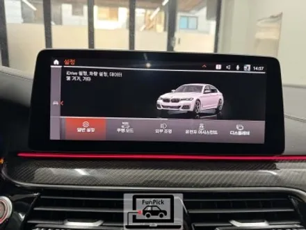 BMW튜닝 2022년 G30 M550i 5시리즈 ID7용 M트랙뷰(M레이스뷰) 설치