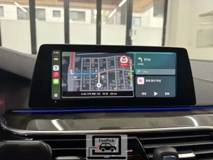 BMW튜닝 2018년식 G30 5시리즈 540i 크리스탈 기어봉 3종 및 애플카플레이 활성화