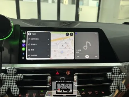BMW카플레이 19년식 G20 3시리즈 330i ID7적용차량 애플카플레이/안드로이드오토 활성화 작업