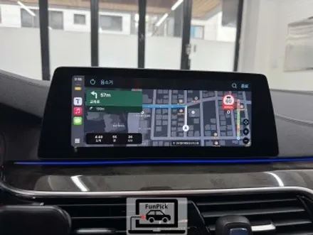 BMW튜닝 2018년식 G30 5시리즈 540i 크리스탈 기어봉 3종 및 애플카플레이 활성화