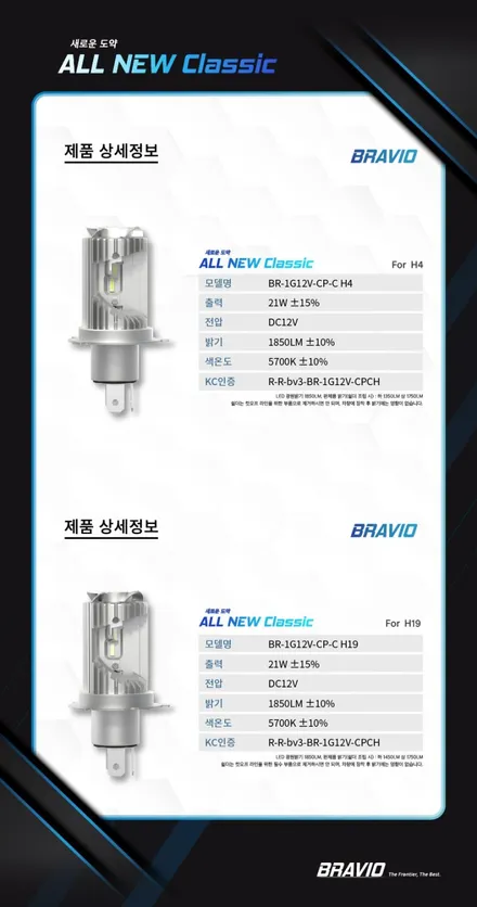 [스타리아 자동차검사 통과되는 합법튜닝 브라비오] H19 국토부 인증 LED 전조등 헤드라이트 전구 교체 / 주간주행등 전구 교체 / 자동차LED 설치/ 동영상 / 서울 양천, 강서, 목동