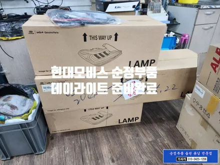 [합법튜닝] 스타리아 / 로보캅 일자등 순정부품 데이라이트 와 브라비오 주간주행등 LED 장착 / 서울 가자카 / 자동차검사 통과 / 양천구 신월동