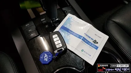 순정 스타트버튼 스마트키 리모컨 차량 전용 원격시동경보기 마이키 프리미엄 순정형 경보기 마이키 우수장착점 가자카에서 시공해 드립니다. / 양천구 신월동