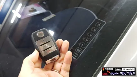 자동차 리모컨 키의 교체를 순정 스마트키 리모컨으로 가능 여기에 스타트버튼 원격시동경보기 기능 까지 도원텍 알리바바 810b-si \