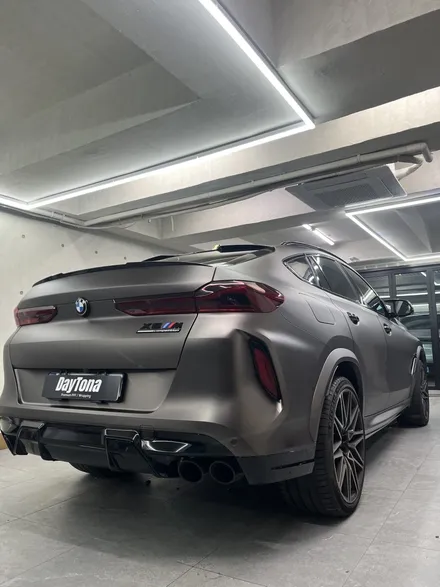 럭셔리 SUV의 변신! BMW X6 컴페티션 매트 다크그레이 전체 랩핑 (Feat.강남랩핑 전문 데이토나랩) / 송파구 가락동