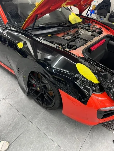 송파 강남 잠실 PPF 포르쉐 911 GTS 고광택 피아노 블랙 고광택 랩핑 시공 후기 / 송파구 가락동