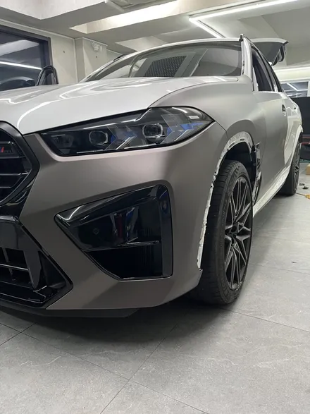 럭셔리 SUV의 변신! BMW X6 컴페티션 매트 다크그레이 전체 랩핑 (Feat.강남랩핑 전문 데이토나랩) / 송파구 가락동