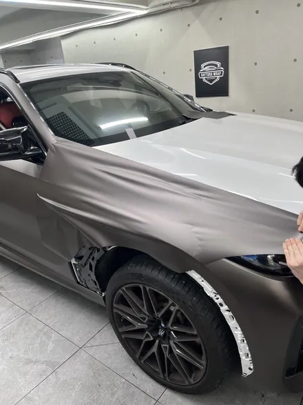 럭셔리 SUV의 변신! BMW X6 컴페티션 매트 다크그레이 전체 랩핑 (Feat.강남랩핑 전문 데이토나랩) / 송파구 가락동