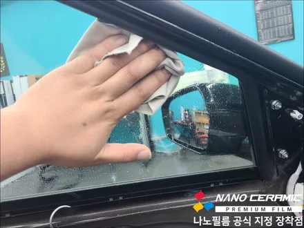 충북썬팅전문점 EV4 블루 썬팅필름 이지스 BR 시공