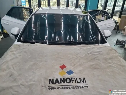 진천 틴팅 쏘나타 가성비 약반사 차콜 열차단 나노필름 NF5 시공