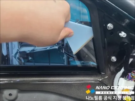 충북썬팅전문점 EV4 블루 썬팅필름 이지스 BR 시공